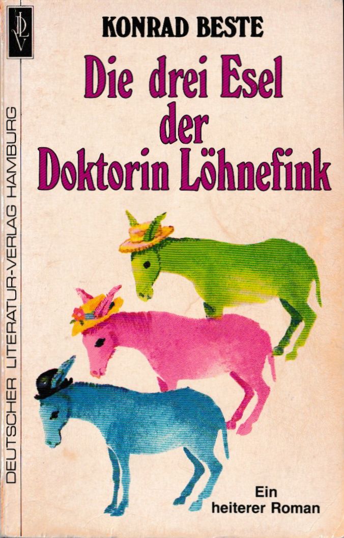 Einband des Buches „Die drei Esel der Doktorin Löhnefink“